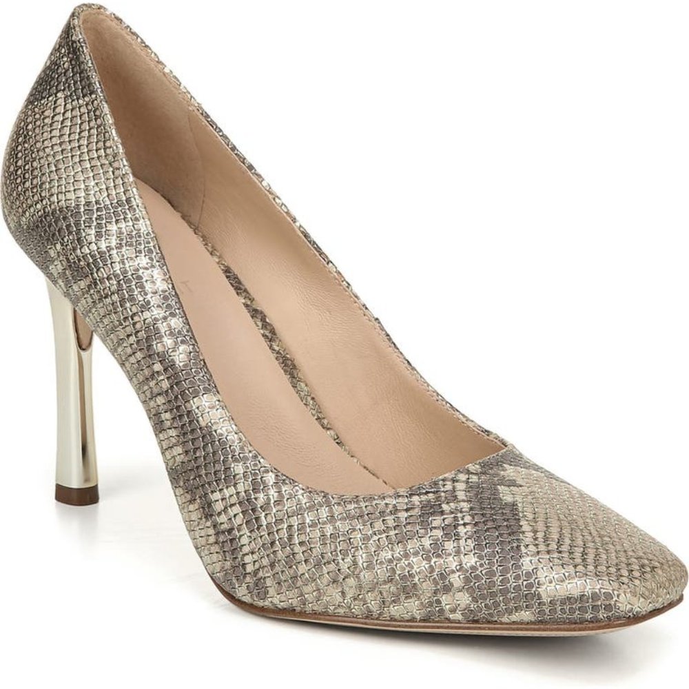 Paisley Square Toe Pump